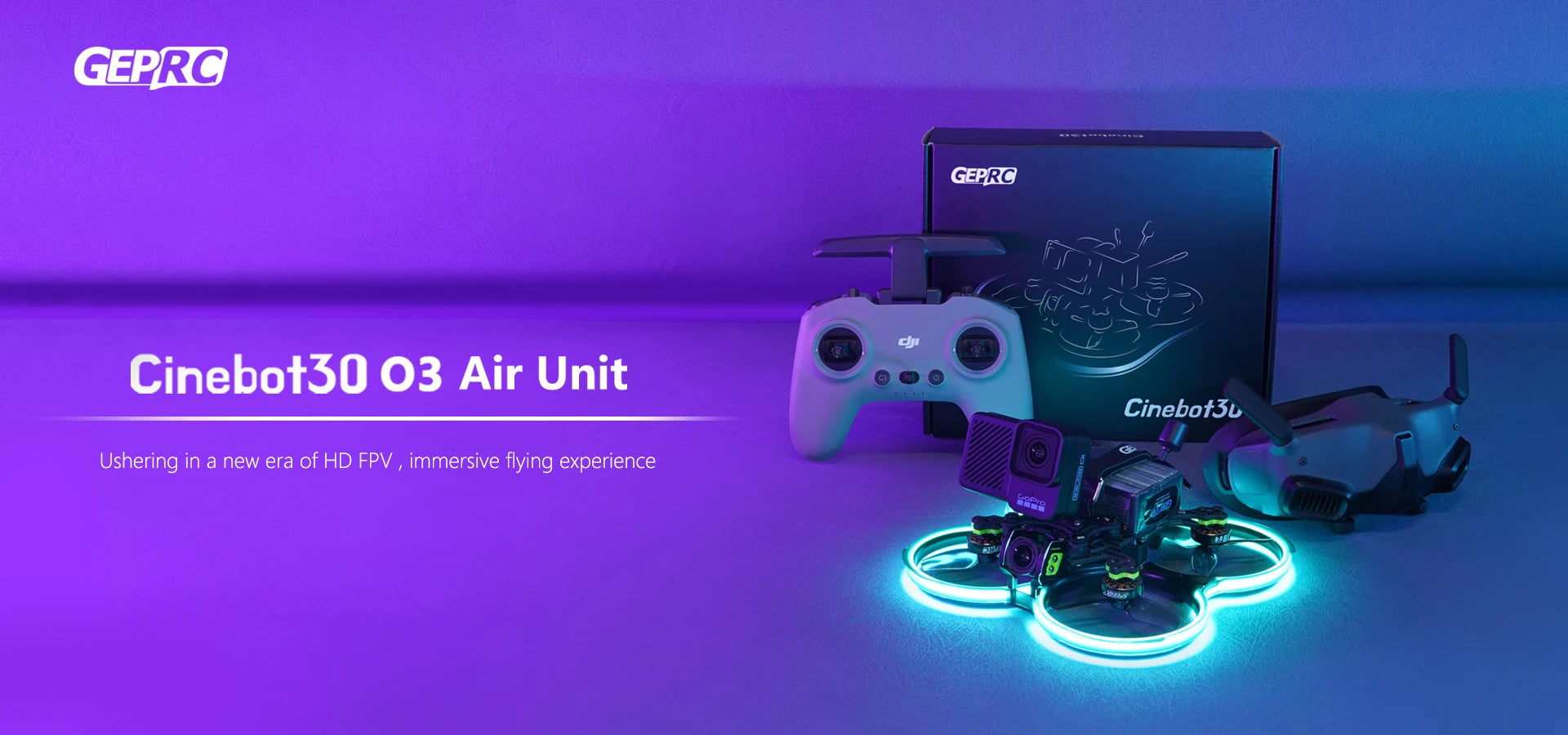 GEPRC GEP-CT30 O3 Frame Parts, GEPRC Cinebot30 03 Air Unit Cinebotsu Ushering in a