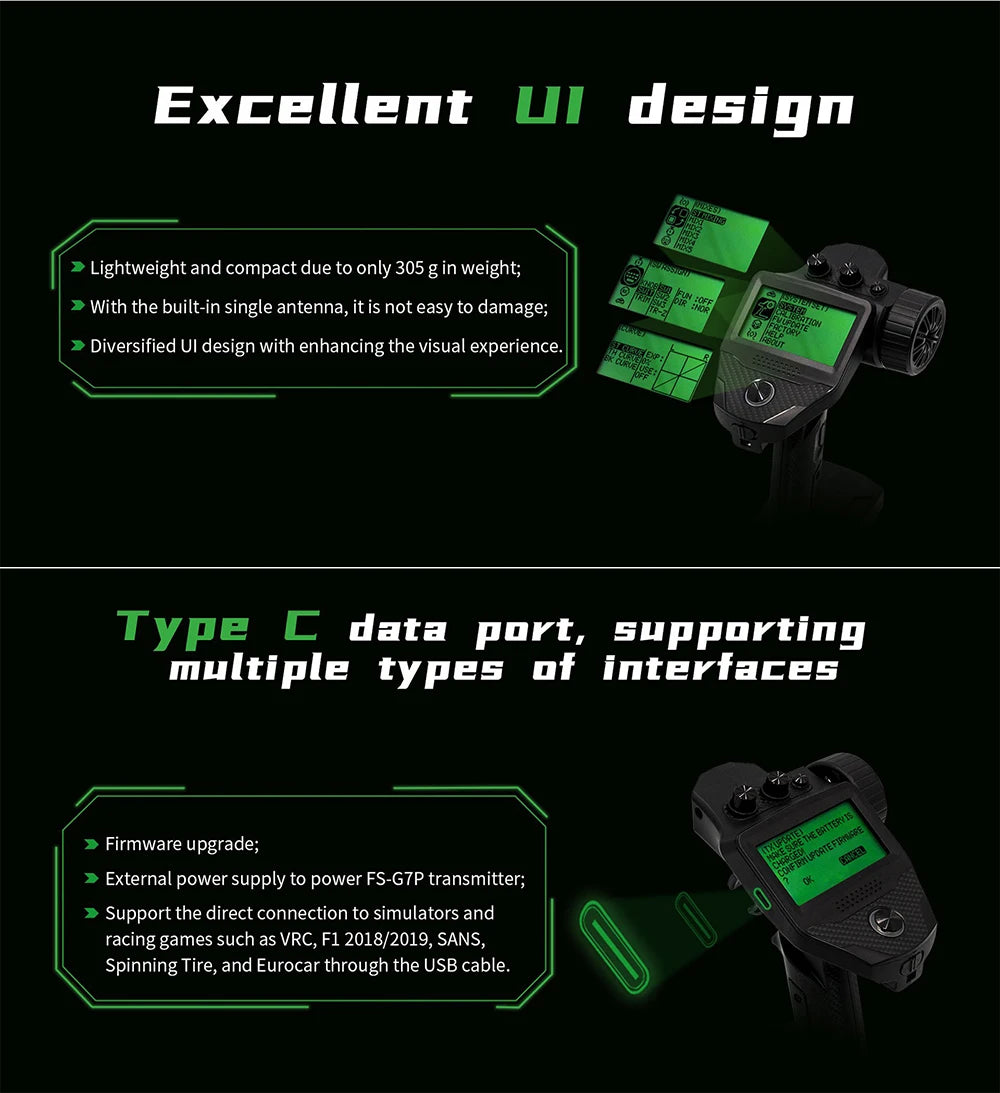 uI design 69 Lightweight and compact due to only 305g in weight