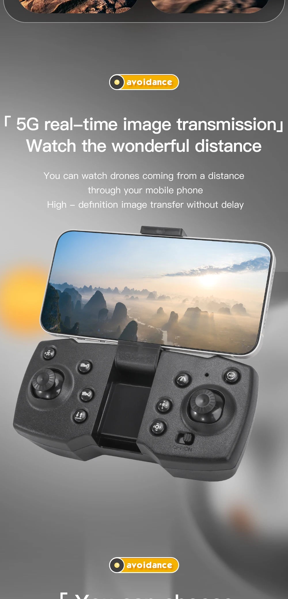 AE11 Drone, avoidance r 5g real-time image transmission] watch drone