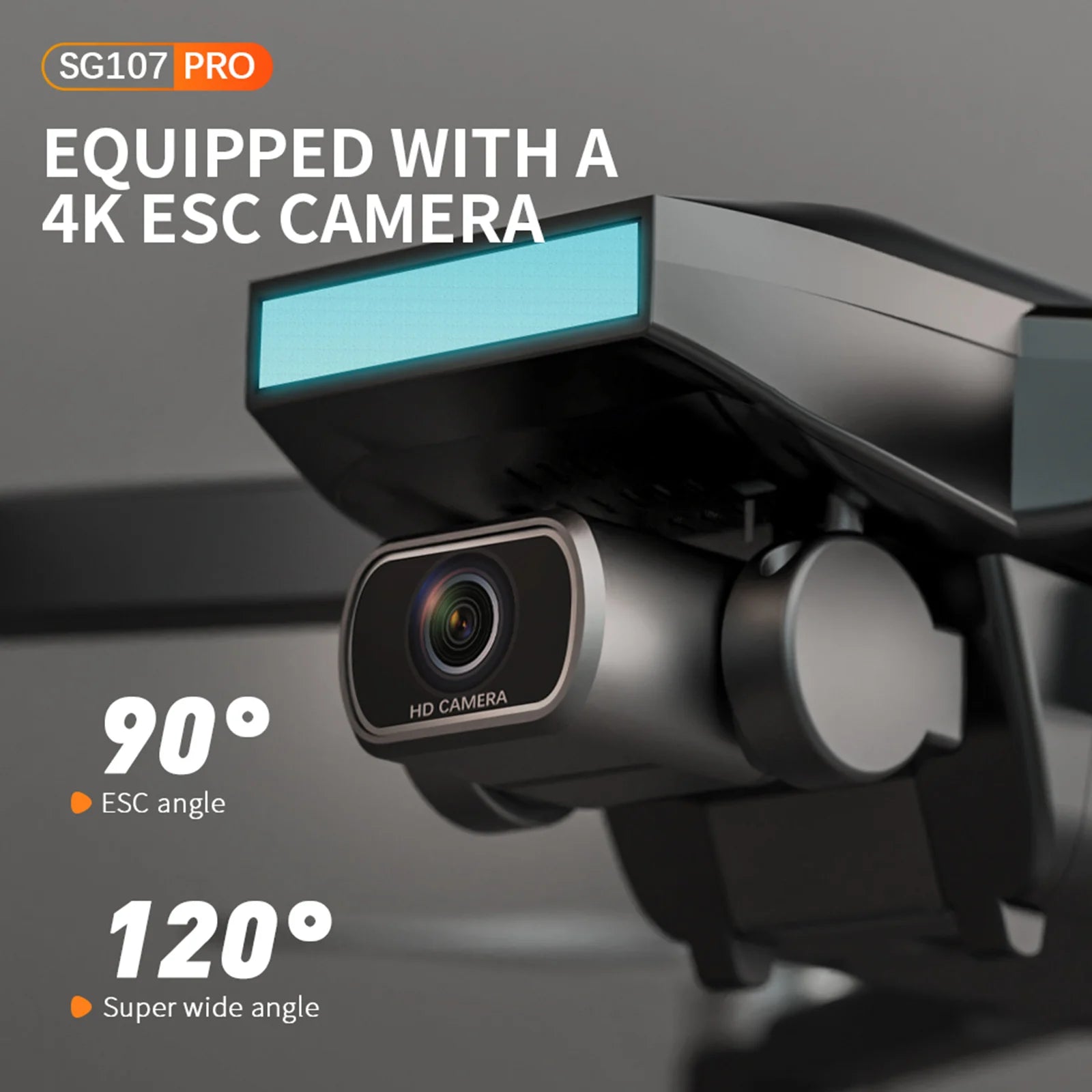 ZLL SG107 Pro Drone - GPS 4K HD Dual Camera FPV Brushless Motor RC Quadcopters 1200m Remote Control Distance for Boys Adults 15 ZLL SG107 Pro Drone