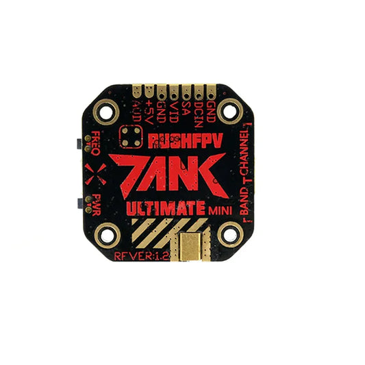 RUSH TANK Ultimate MINI VTX - 5.8GHz 48CH RaceBand 0/25/200/500/800mW commutable 20x20 empilable transmetteur FPV pour Drone RC