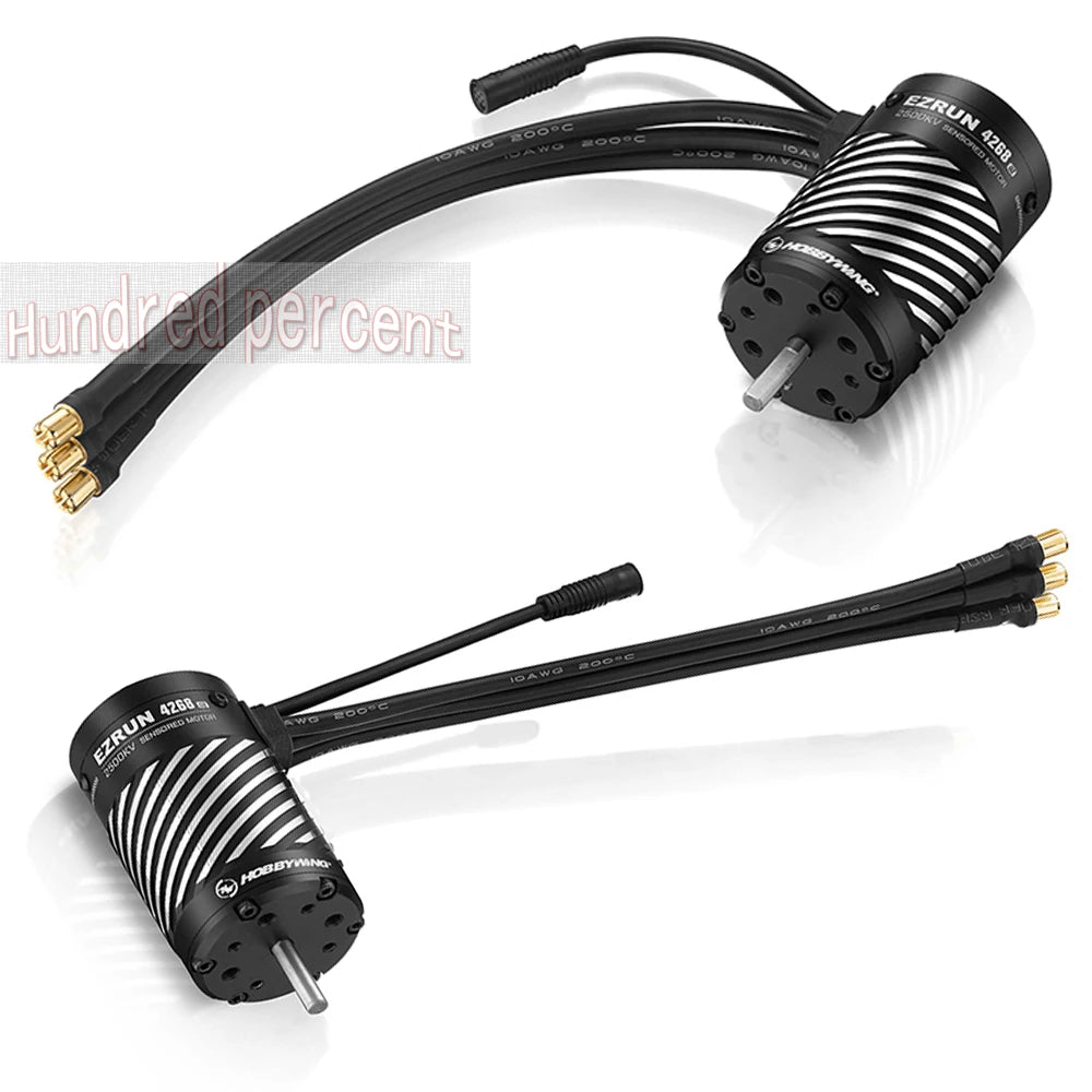 Hobbywing EZRUN MAX8 G2 3-6S Brushless Sensored 4278SD 2250KV/4268SD 3-4S 2500KV 2250kv Motor For 1/8 1/10 Truck Car 18 Hobbywing EZRUN SPECIFICATIONS Brand Name : Hobbywing Origin