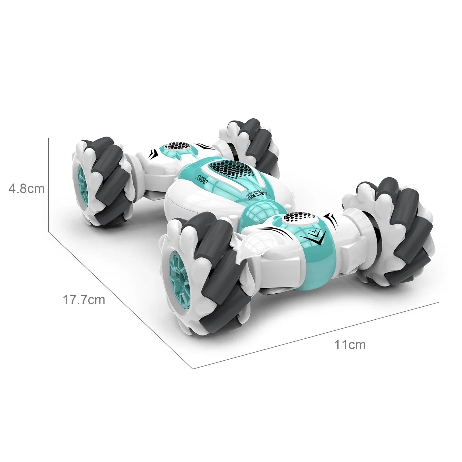 S-012 RC Stunt Car, you can choose to use the remote controller or the watch according to your own needs