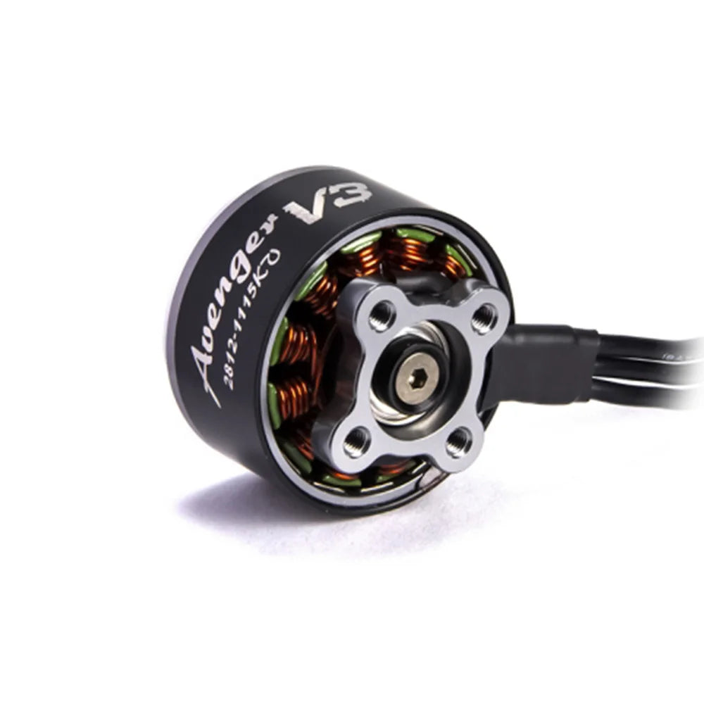 Brotherhobby Avenger 2812 V3 900KV / 1115KV Brushless Motor 5-8S Titanium Alloy hollow shaft 7-9inch Propeller for RC FPV Drone 16 Skyquist KV: 900KV/1115KV Configuration: 12