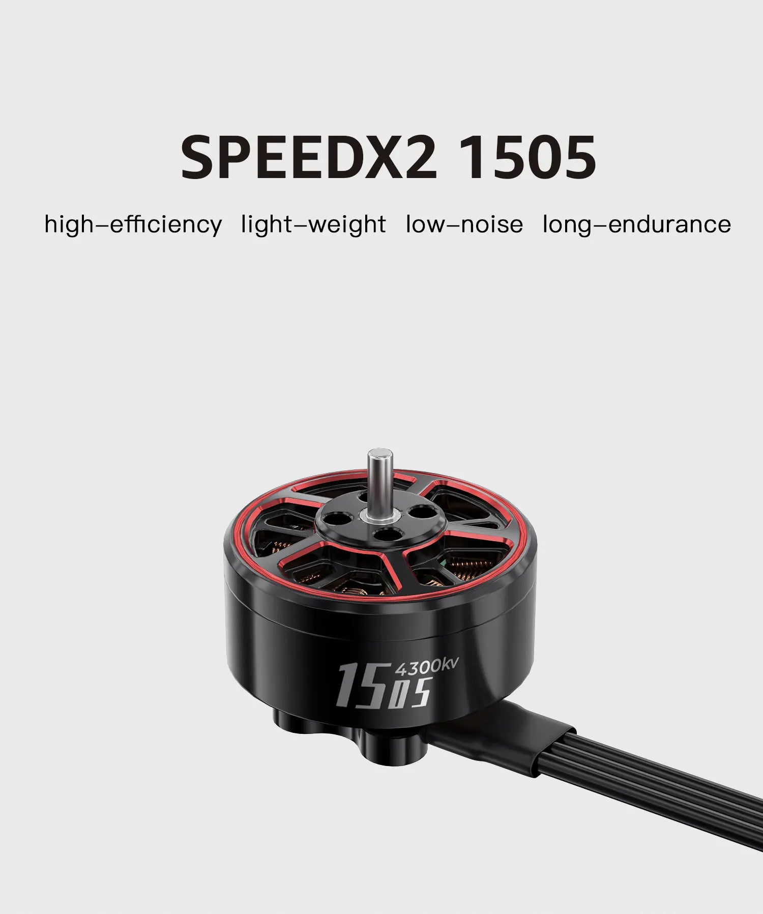 GEPRC SPEEDX2 1505 4300KV Motor 20A-30A Brushless 16.8V Motor Black with 2.5 - 3.5 Inch RC FPV Racing Drone Multicopter 7 GEPRC SPEEDX2 1505 4300KV Motor, SPEEDX2 1505 high-efficiency low-noise long-endu