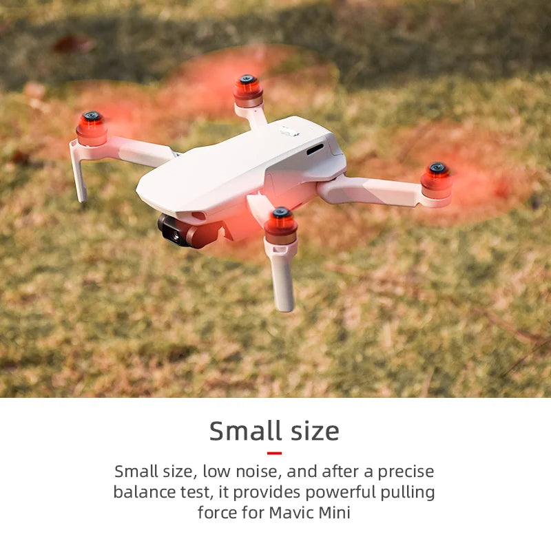 For DJI Mini 2/SE Mavic Mini Propeller, small size, low noise, and after a precise balance test, it provides powerful pulling force