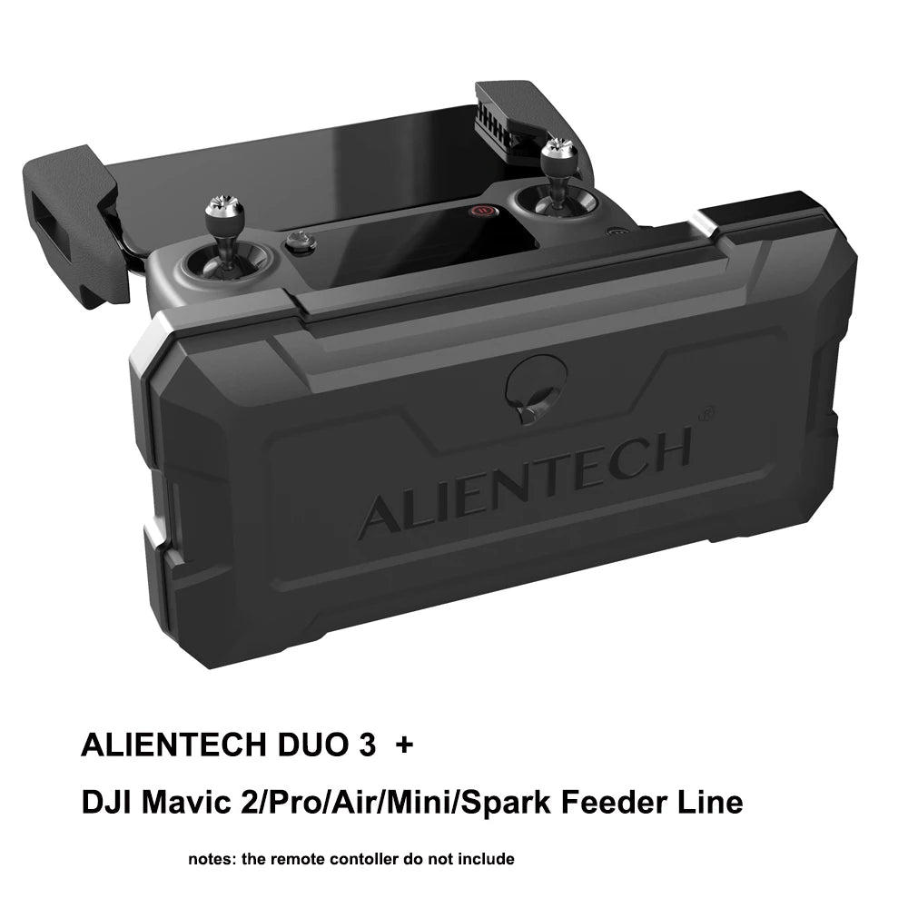 ALIENTECH DUO 3+ enhances DJI Mavic 2/Pro/Air/Mini/Spark drone signals, improving transmission range and stability for smoother, longer flights.