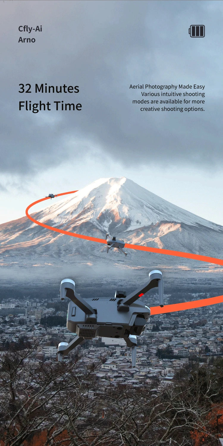 C-FLY Arno SE MAX Drone - Profesional 4K HD Camera 3-Axis Micro Gimbal 5G Wifi GPS Drone With HD Camera FPV Brushless Foldable RC Quadcopter Professional Camera Drone 47 C-FLY Arno SE MAX Drone, Cfly-Ai Arno 32 Minutes Aerial Photography Made Easy