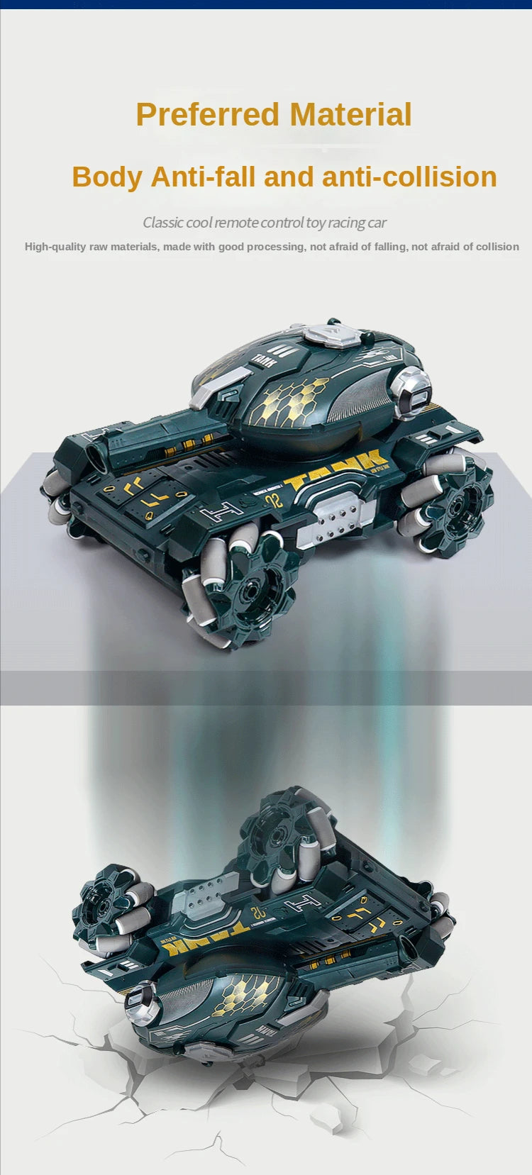 RC Car, Preferred Material Body Anti-fall and anti-collision Classic coolremote control