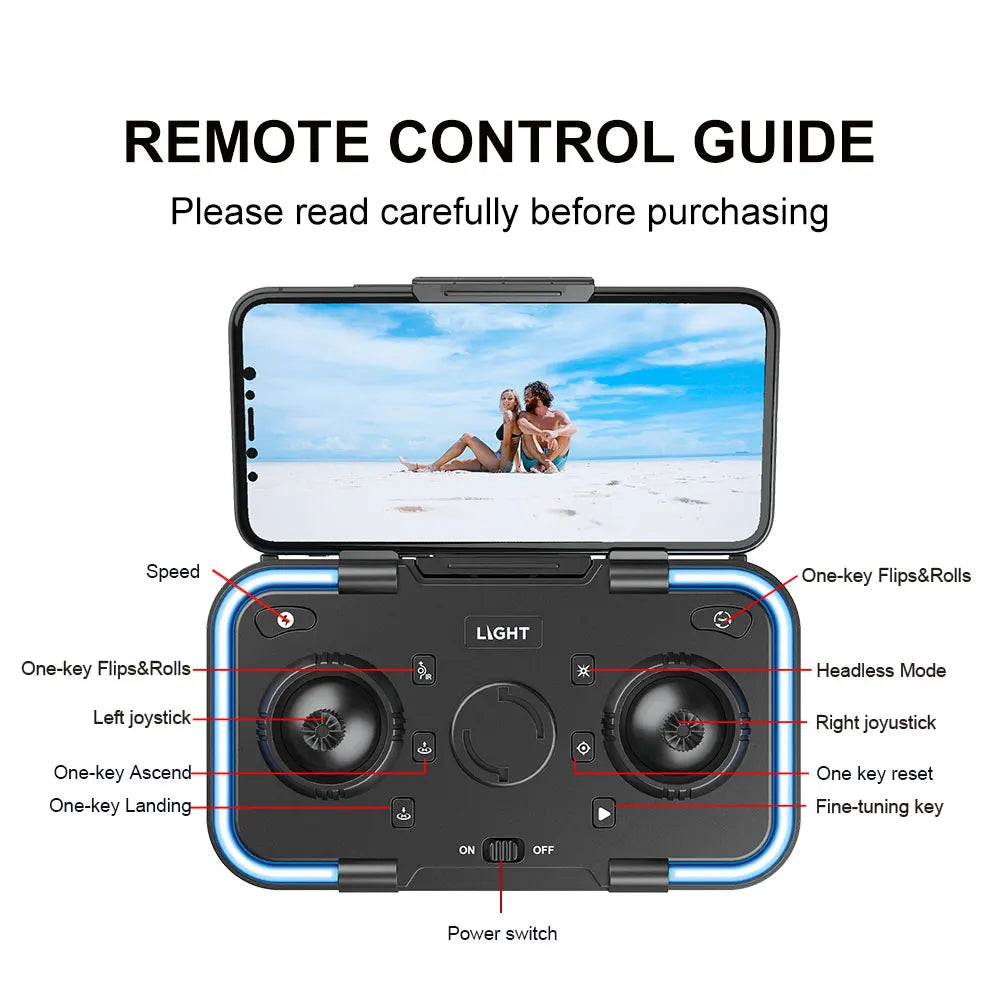 speed one-key flips&rolls headless mode left joy
