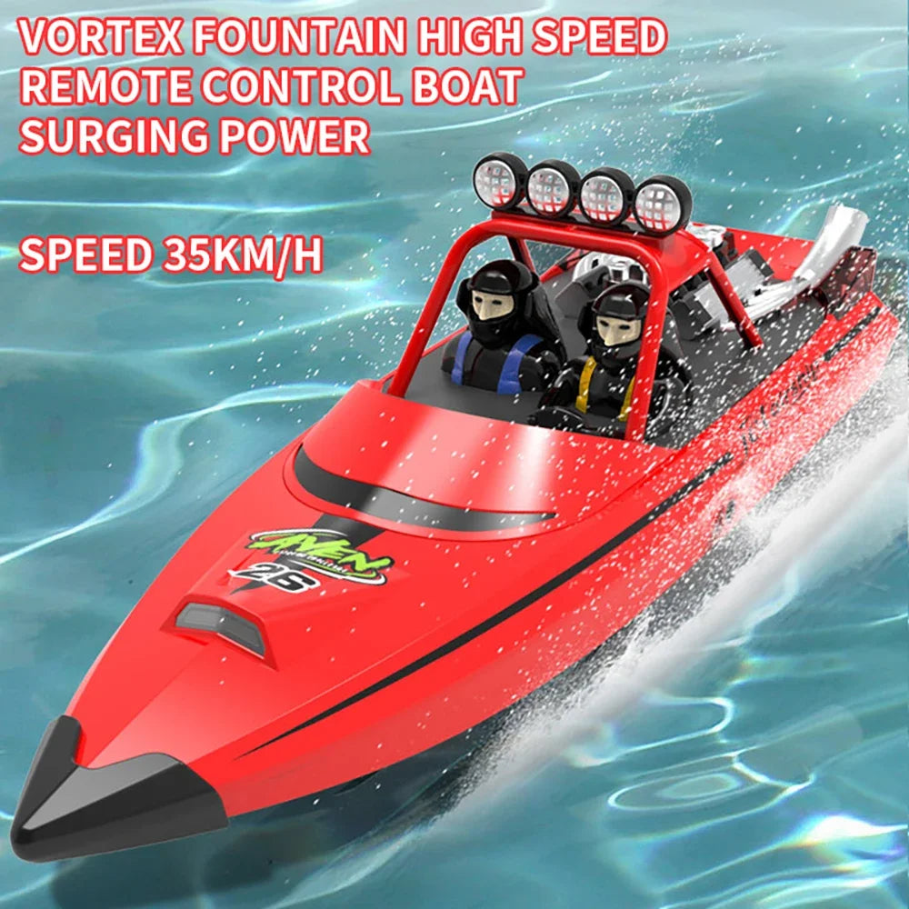 JJRC TY725 RC Boat, Vortex Fountain High Speed RC Boat 35KM/H