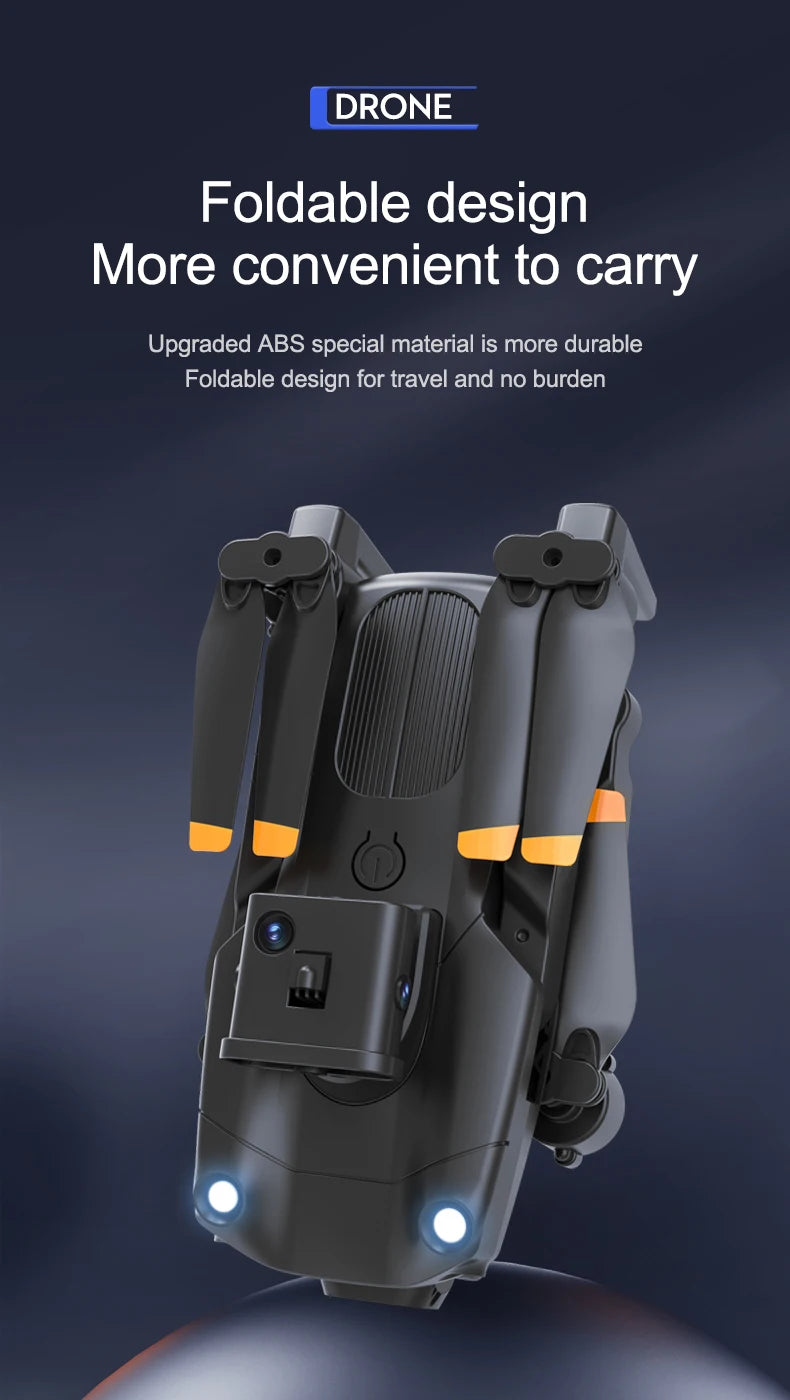 S172 Max Drone - Optical Flow Positioning Five-sided Obstacle Avoidance Drone 4K GPS WIFI FPV Folding Four-axis RC Helicopter Toy 21 S172 Max Drone, drone foldable design more convenient to carry upgraded abs special material is