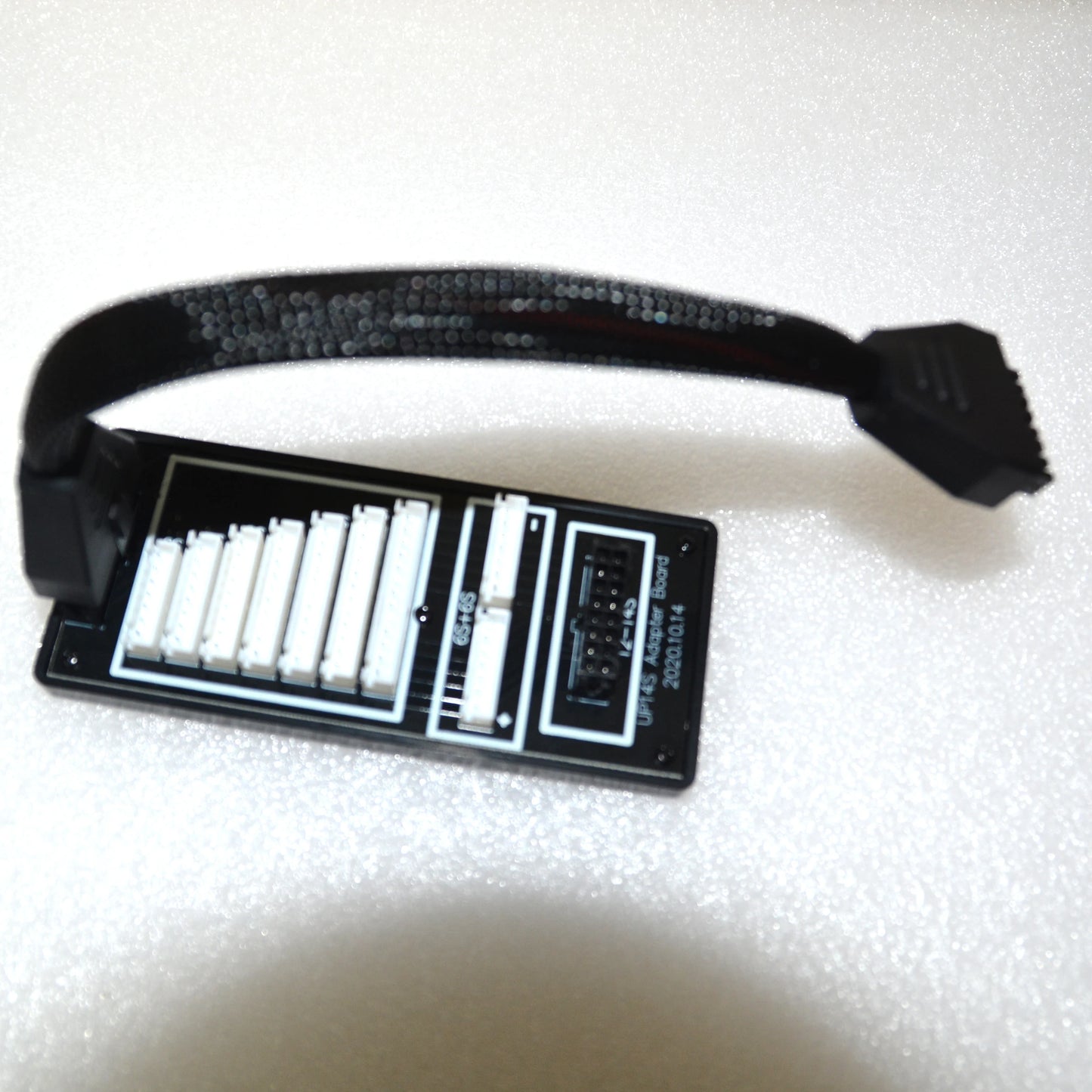 Плата розширення UP14S підтримує 6S-14S, 6S+6S до 12S. Чорна плата-адаптер для балансувальної зарядки.