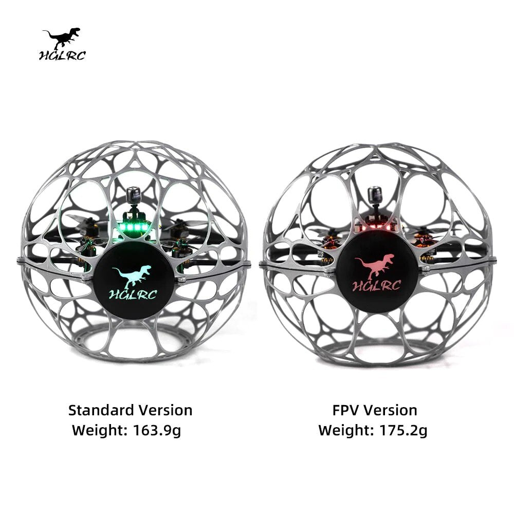HGLRC Ares DS230 Drone, HGLRC MGLRC Standard Version FPV Version Weight: 163.9g Weight: