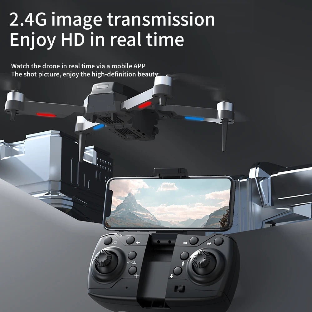 E88 MAX Drone 15 E88 MAX Drone, 2.4G image transmission Watch the drone in real time via a mobile APP .