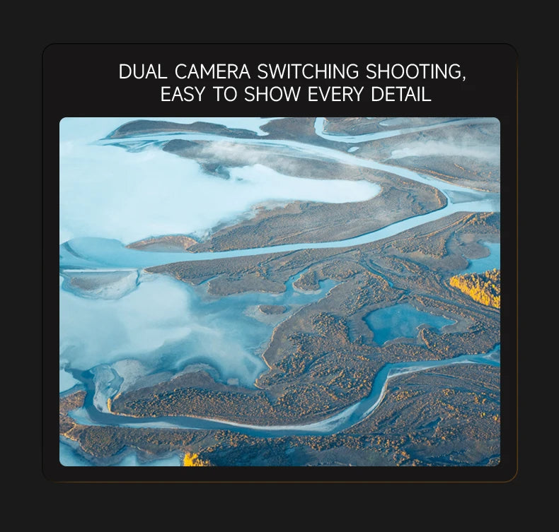 S91 Drone, dual camera switching, easy to show every detail