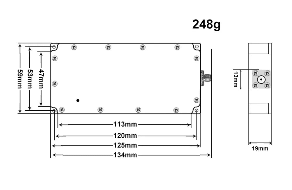 30W Anti Drone Module - 900M 433M 800M 1.2G 1.4G 1.5G 2.4G 5.2G 5.8G Amplifier Module 10 30W Anti Drone Module, module is customized with frequencies of 1.2G 1.5G 2.4G 433M 900