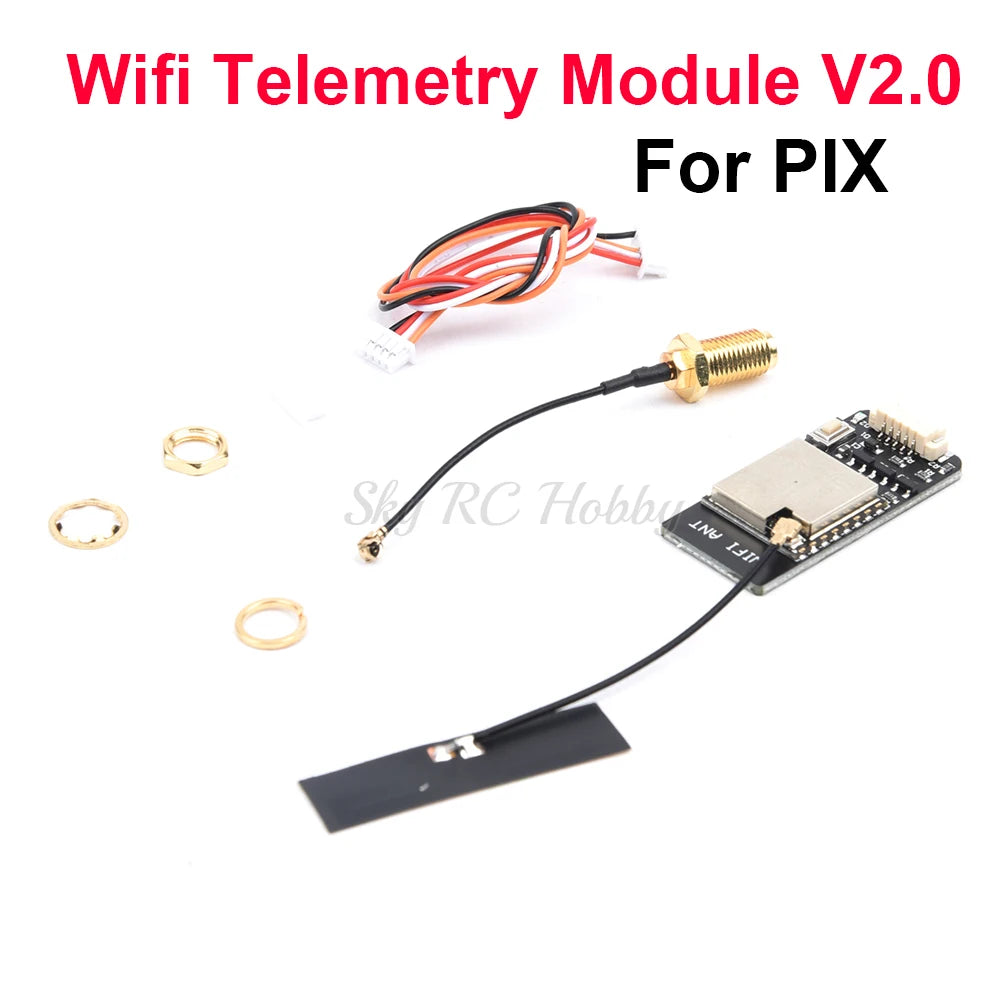 Wireless Wifi Radio Telemetry Module, Wifi Telemetry Module V2.0 For PIX SA RC Hobbe INU