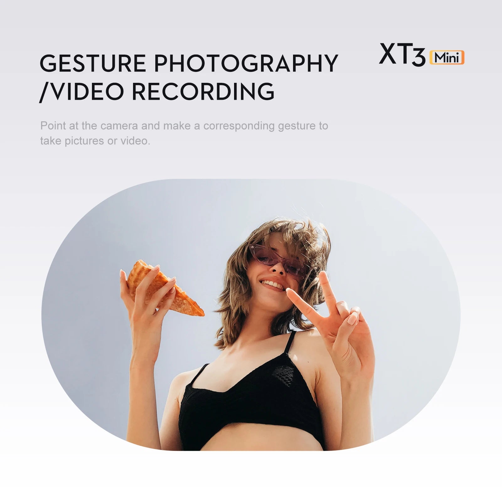 XT3 Drone, gesture photography xt3 mini ivideo recording point at the