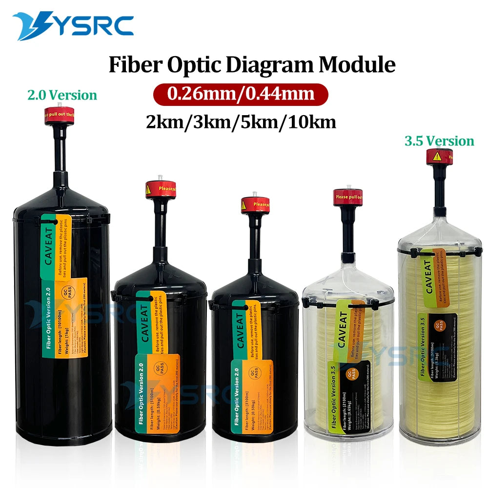 Optical Fiber Image Data Module Relay Extender 2.0/3.5 for FPV Drone ...