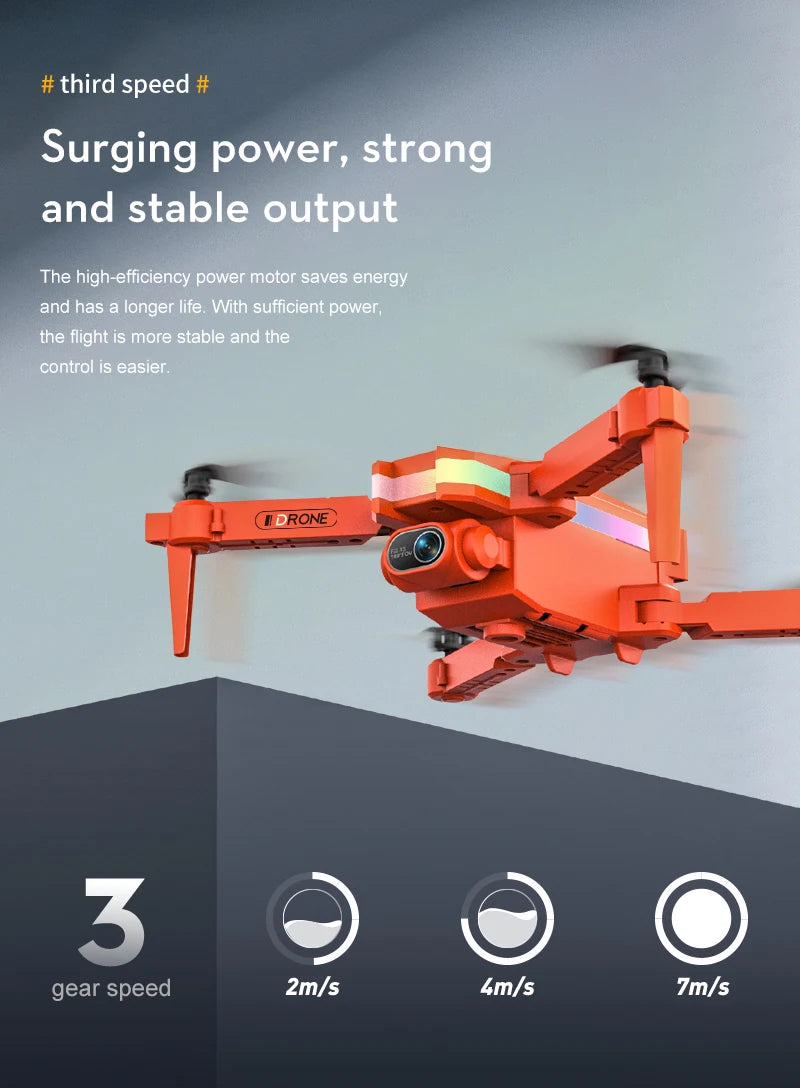 XT8 RC Mini Drone - 2024 New 4K Dual HD Camera Video Shooting Led Drone Quadcopter with FPV One-Key Return Toys for Kids Gift 32 XT8 RC Mini Drone