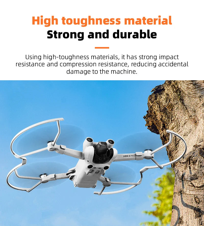 for DJI MINI 3 PRO Drone Accessories Kits Propeller Holder Lens Cap Case Propeller Guard Landing Gear 24 Using high-toughness materials, it has strong impact resistance and compression resistance .