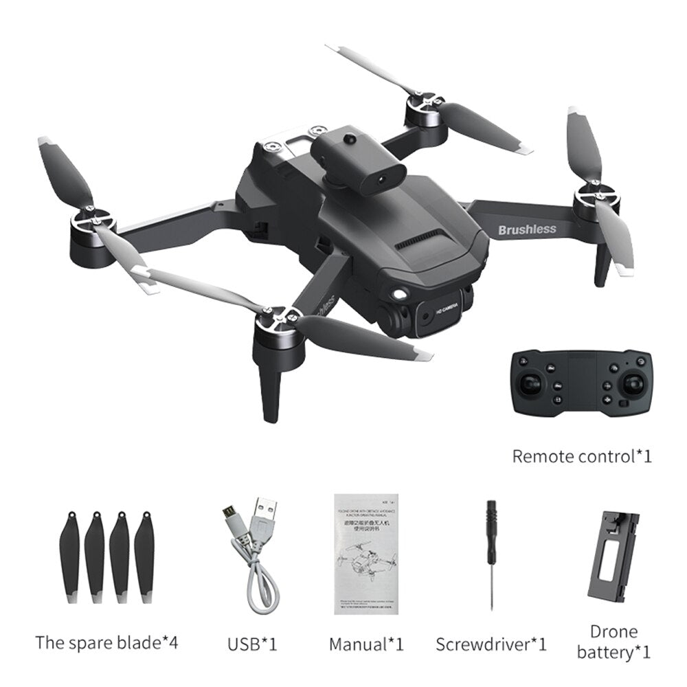 JJRC H115 Brushless Drone, Brushless Remote control*1 Drone The spare blade*4 USB