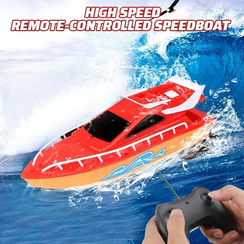 Mini RC Boat, Introducing the Zhenduo 350-F3 mini RC boat, a high-speed speedboat for kids with compact size and easy setup.