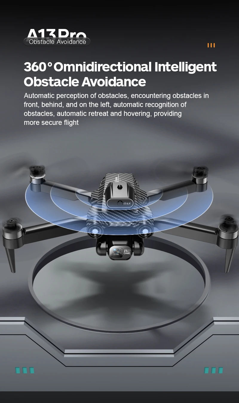 A13 Drone, 113dro obstacle avoidance 360*omnidirectional intelligent obstacle