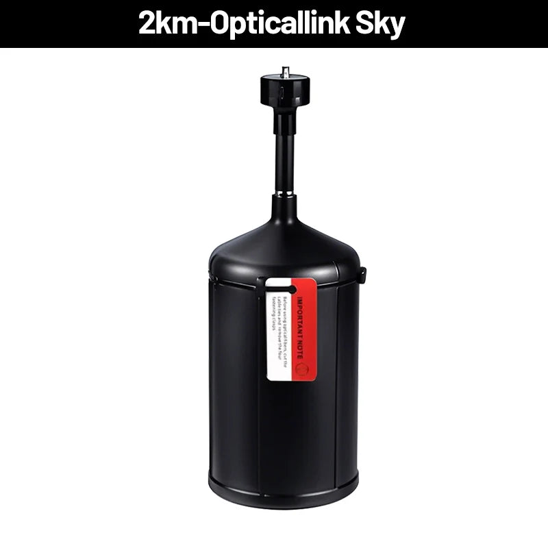 FPV Fiber Optic Module Relay Extender, 0.5mm Canister 1KM/2KM/3KM/5KM/10KM Anti‑Interference Image/Data for RC Drones