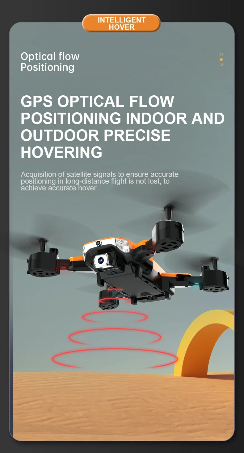 R2S Drone /US30 Drone - 4K Professional Aerial Photography Aircraft Mini Obstacle Avoidance 8K Drone Equipped With Camera 5000M Gift 44 R2S Drone, intelligent hover optical flow positioning gps ensures accurate hovering