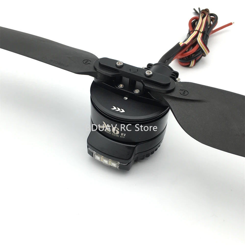 Hobbywing X6 Power System specifications for agricultural drone motor, ESC, and propeller adapter.