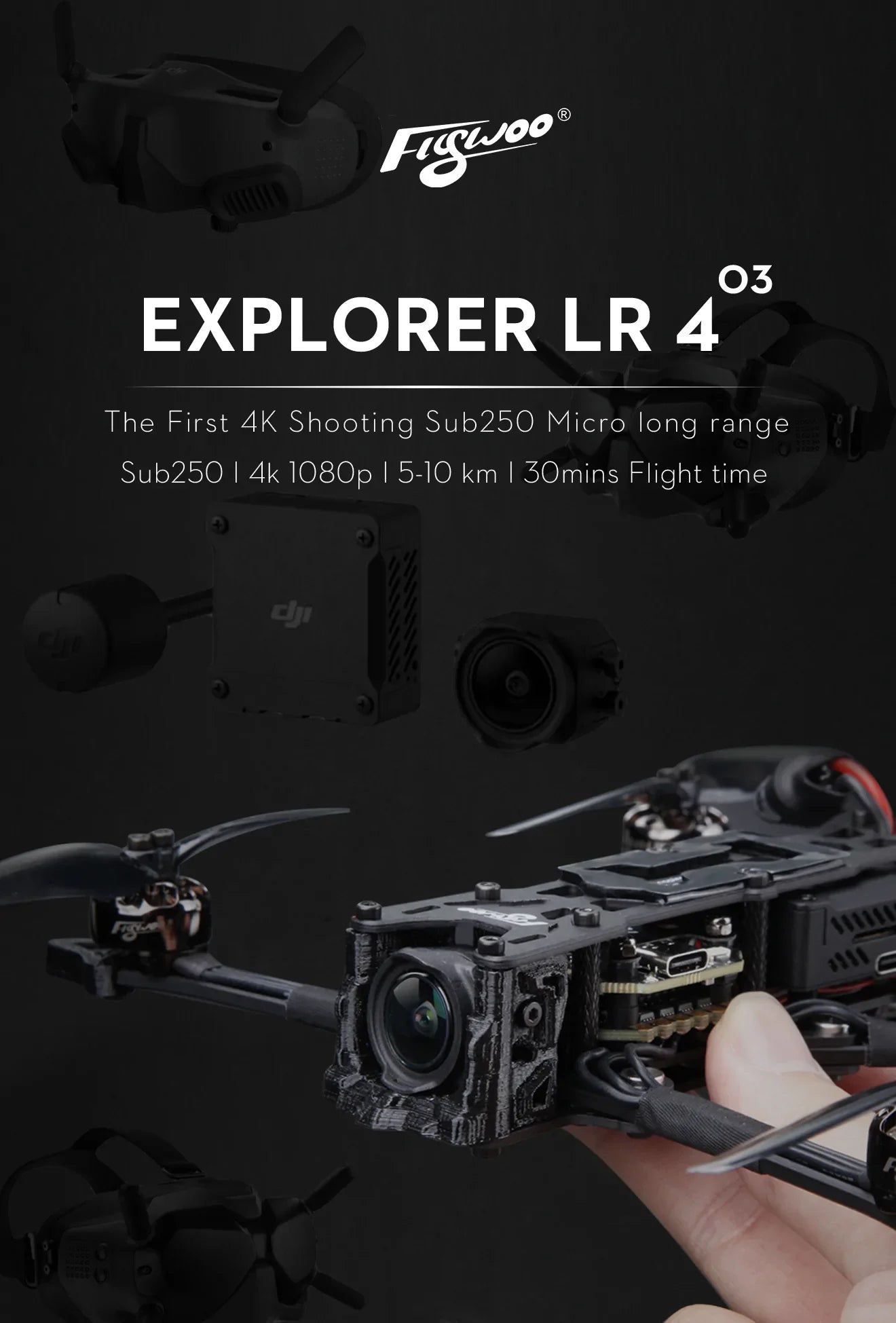 EXPLORER LR 4 The First 4K Shooting Sub250 Micro long range