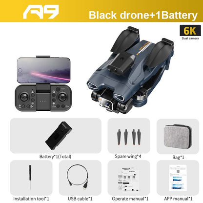 A9 PRO Drone, "1 Installation tool*1 USB cable*1 Operate manual