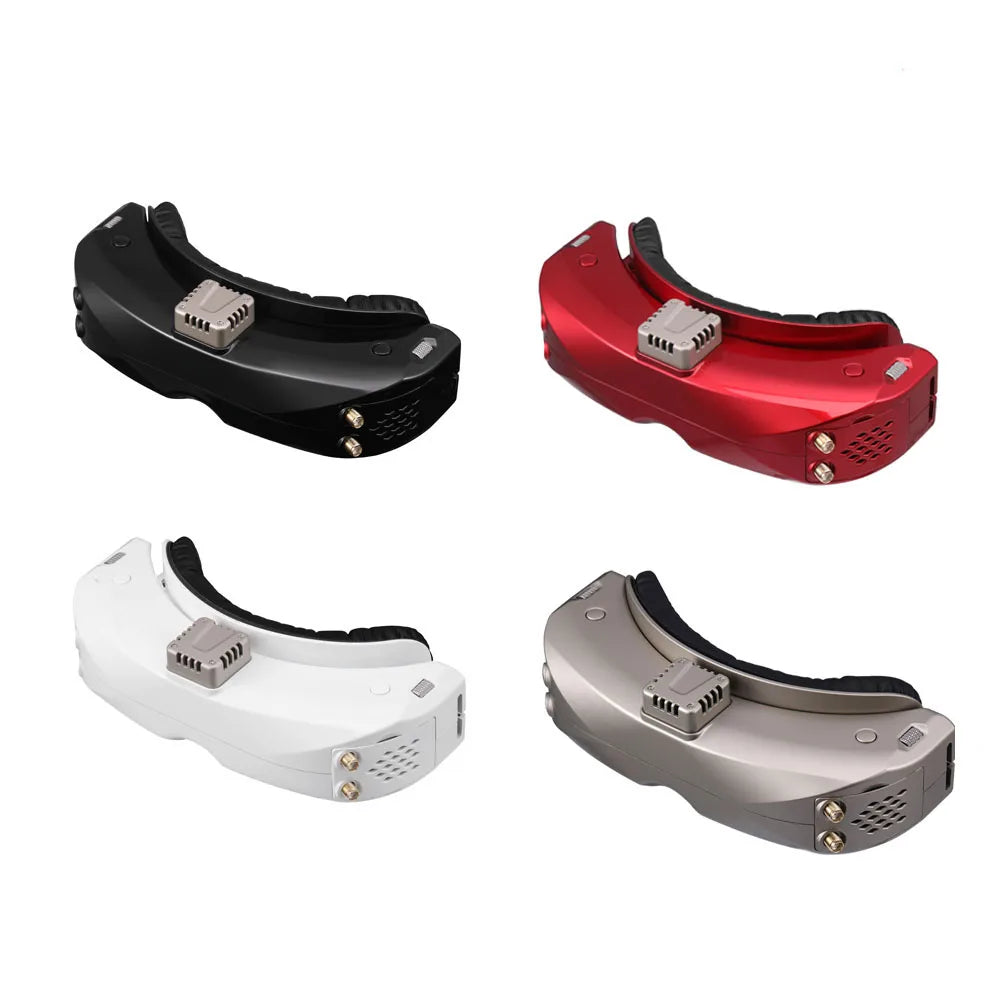 SKYZONE SKY04X V2 FPV Goggles - OLED 5.8G 48CH Steadyview Receiver 1280X960 DVR FPV Goggles with Head Tracker Fan for RC Airplane Racing Drone 22 SKYZONE SKY04X V2 FPV Goggle, CH1: 5865M, 5733M, (E)5705M