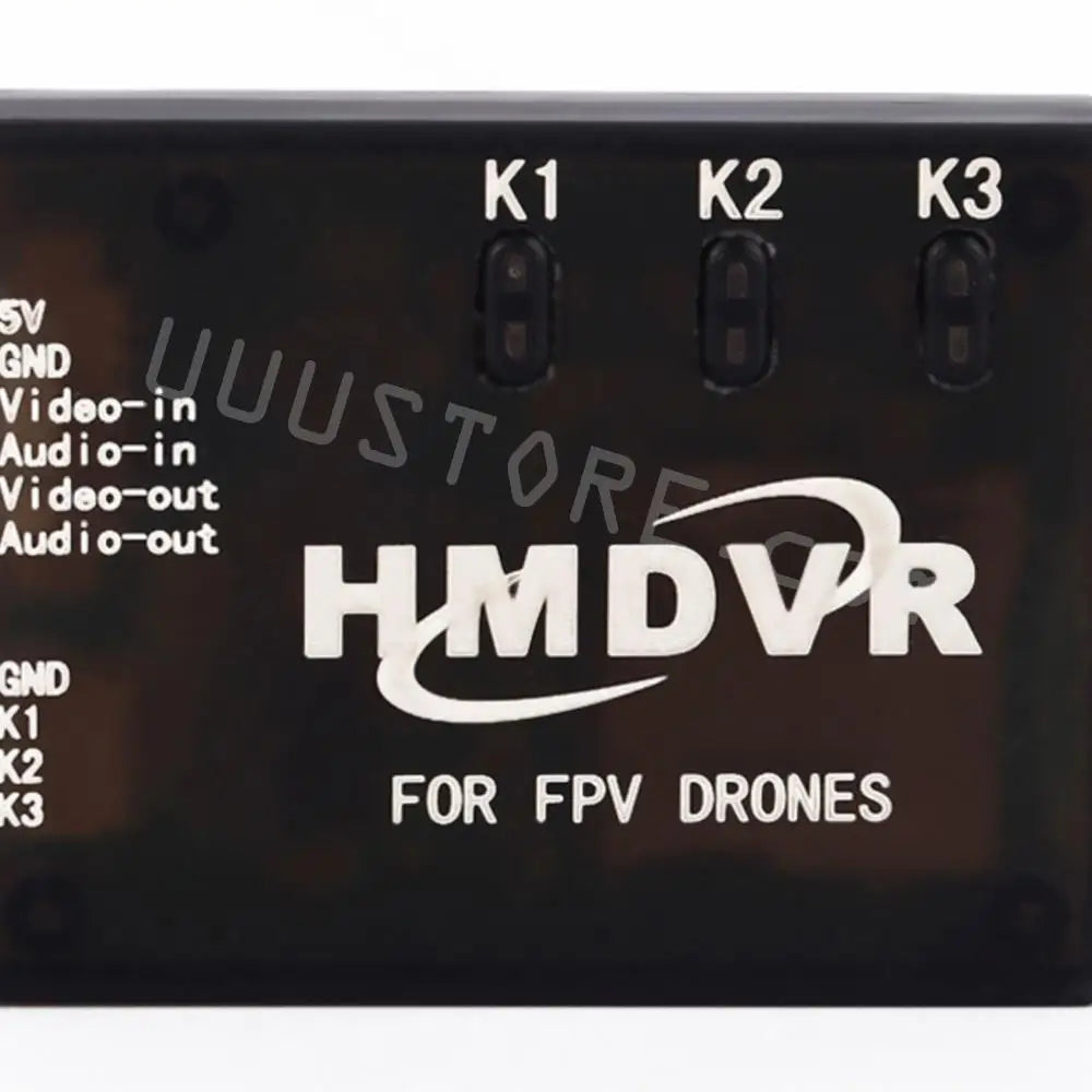 HMDVR Mini Digital Video Audio Recorder 30fps for FPV Drones Quadcopter Q250 QAV210 5 K1 K2 K3 5V GND Audio-in Vidoo-out Audio