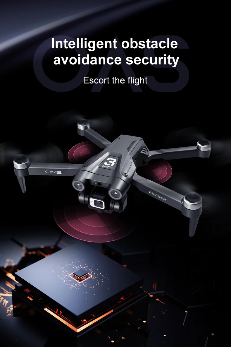 Z908 MAX Drone, intelligent obstacle avoidance security escort the flight ci