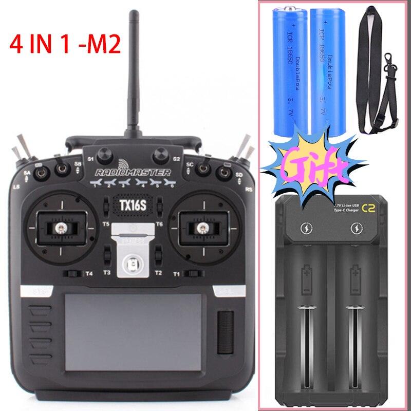 RadioMaster TX16S MKII V4.0 6CH 2.4G Hall Gimbals ELRS JP4IN1 Transmitter Remote Control Multi-protocol OpenTX and EdgeTX - RCDrone