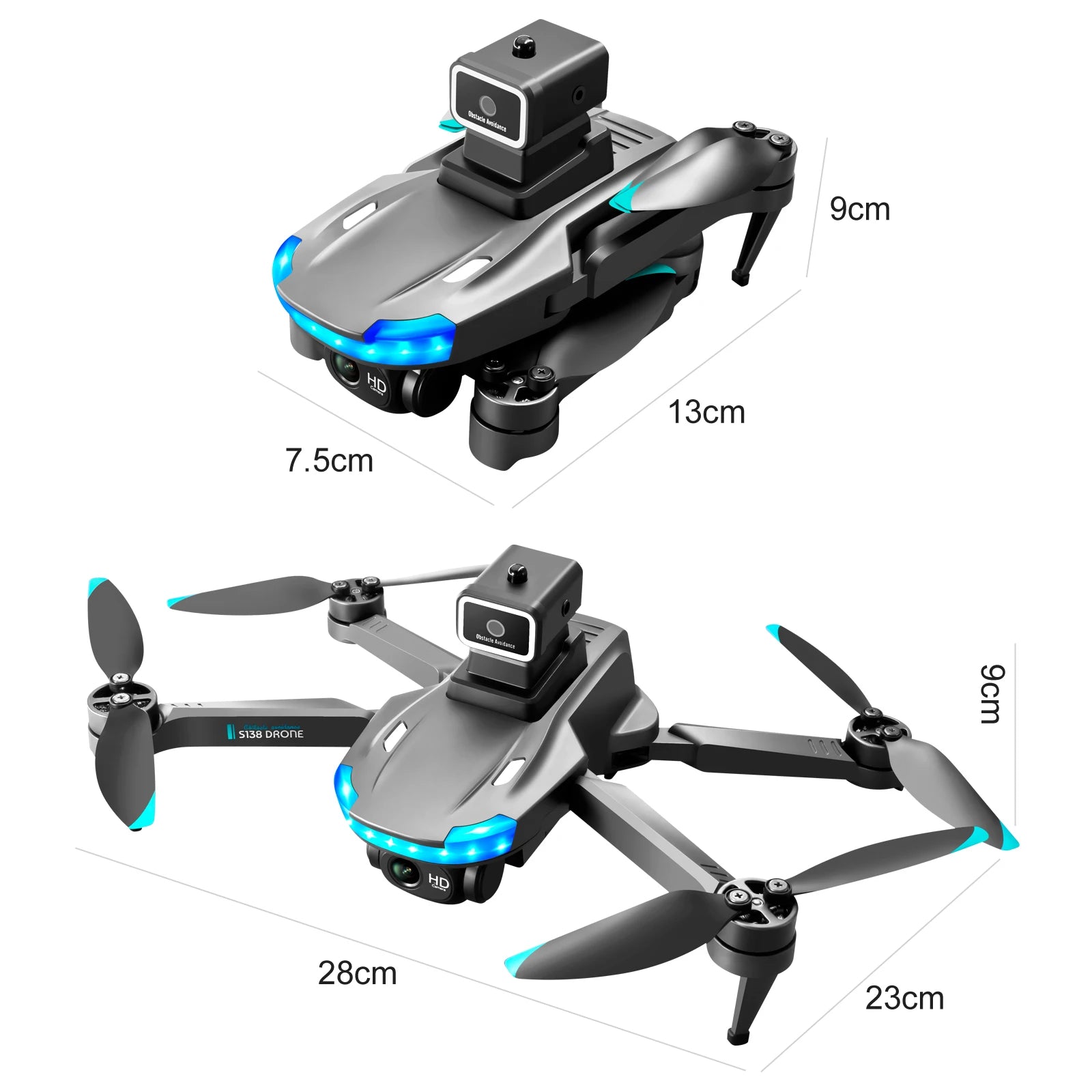 S138 Drone - GPS 8K Professional Dual Camera 5G Wifi FPV Obstacle Avoidance Folding Quadcopter Remote Control Distance 3000M Gift Toy 44 S138 Drone, qj s138 gps 8k professional dual