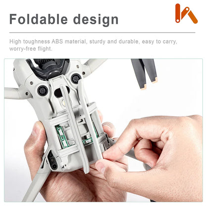 The STARTRC Landing Gear has a foldable design, durable ABS material, and easy carrying, providing worry-free flight.