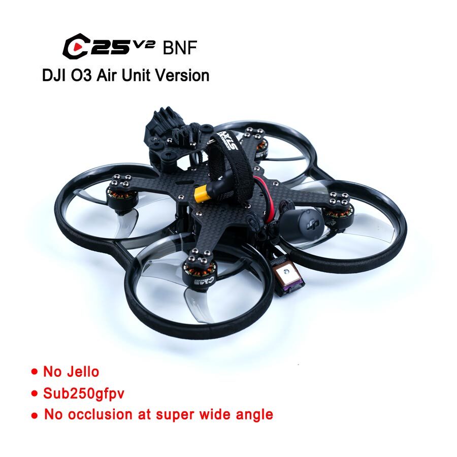Axisflying CineON C25 V2, Z5v2 BNF DJI 03 Air Unit Version No Jello Subz5O