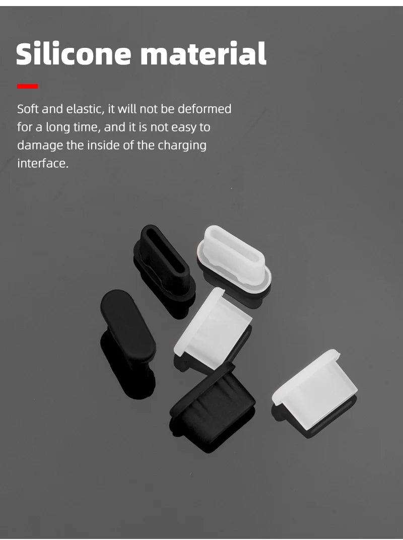 Type-C Dust Plug for DJI Mini 3 Pro - Body Remote Control Charging Interface Silicone Dust Plug Cover RC-N1/DJI RC Accessories 15 Type-C Dust Plug for DJI Mini 3 Pro, silicone material is soft and elastic; it will not be deformed for a long time