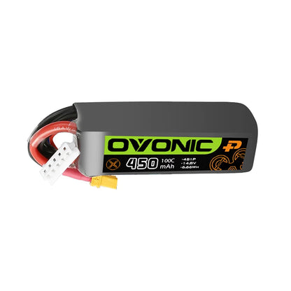 باتری پهپاد 14.8V 4S 450mAh 100C LIPO با دوشاخه XT30