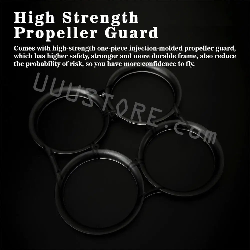 DarwinFPV CineApe 25 FPV Drone - 112mm 4S Cinematic Whoop Analog/ AVATAR MINI HD 1504 3600KV Motor FPV Racing RC Drone PNP/BNF 4 DarwinFPV CineApe 25 FPV Drone, high-strength one-piece injection-molded propeller guard has higher safety,