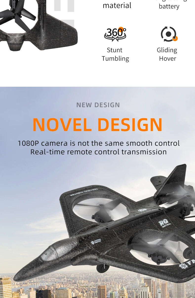 X66 Foam RC Airplane - with 108p 120° Wide Angle Camera Radio Controlled Palne Remote Control Aircraft Fighter Drone Toys for Boys 9 X66 Foam RC Airplane, Material battery 36 Stunt Gliding Tumbling Hover NEW DESIGN NOVEL DESIGN 10