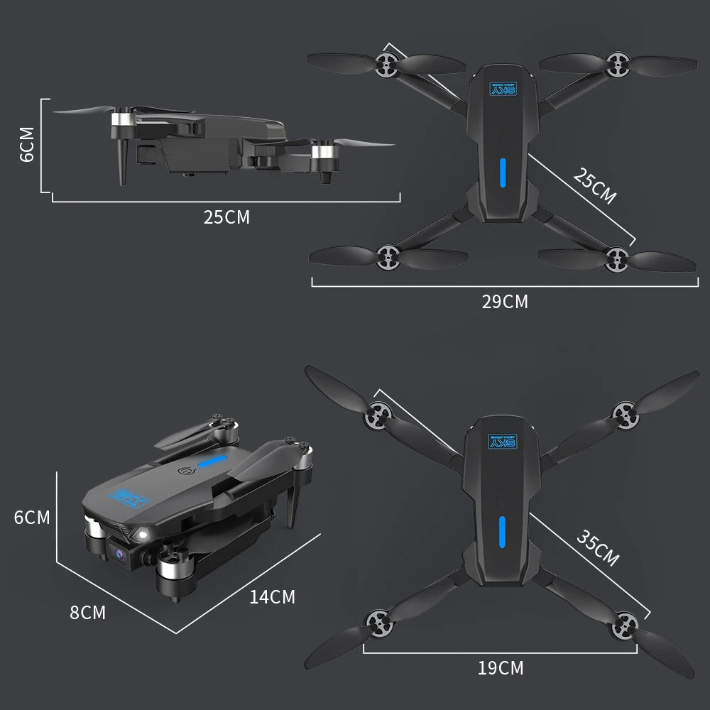 E88 MAX Drone features 2.4GHz anti-interference technology, built-in