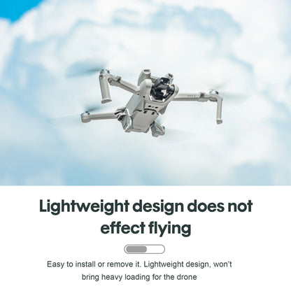 Landing Gear, Lightweight, foldable landing gear with 15mm extension; easy to install/remove; compatible with DJI Mini 3/Mini 3 Pro.