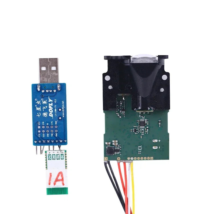 JRT BA6A 100m Bluetooth Digital Output Smart Measuring Laser Distance Sensor, +/-3 mm, 3 Hz, DC 2.5-3.3 V, Class II