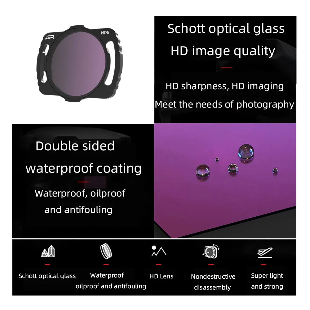 Schott optical glass 53 HD image quality HD sharpness, HD imaging Meet the needs of