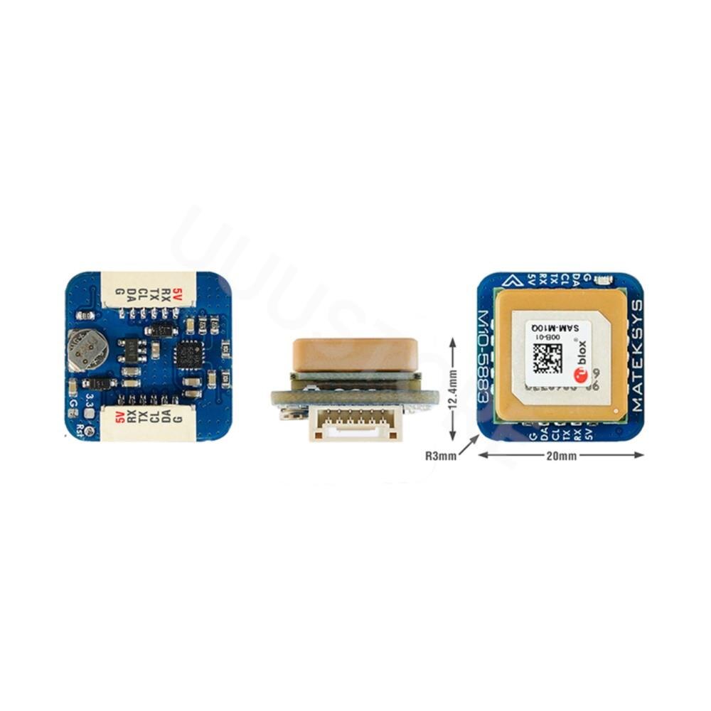 Drone-accessoires For MATEKSYS M10Q-5883 20X20mm GNSS GPS Module Magnetisch Kompas QMC5883L for RC Vliegtuig FPV Freestyle Lange Afstand drones DIY Onderdelen vervangbaar Drone-accessoires For MATEKSYS M10Q-5883 20X20mm GNSS GPS Module Magnetisch Kompas QMC5883L for RC Vliegtuig FPV Freestyle Lange Afstand drones DIY Onderdelen vervangbaar